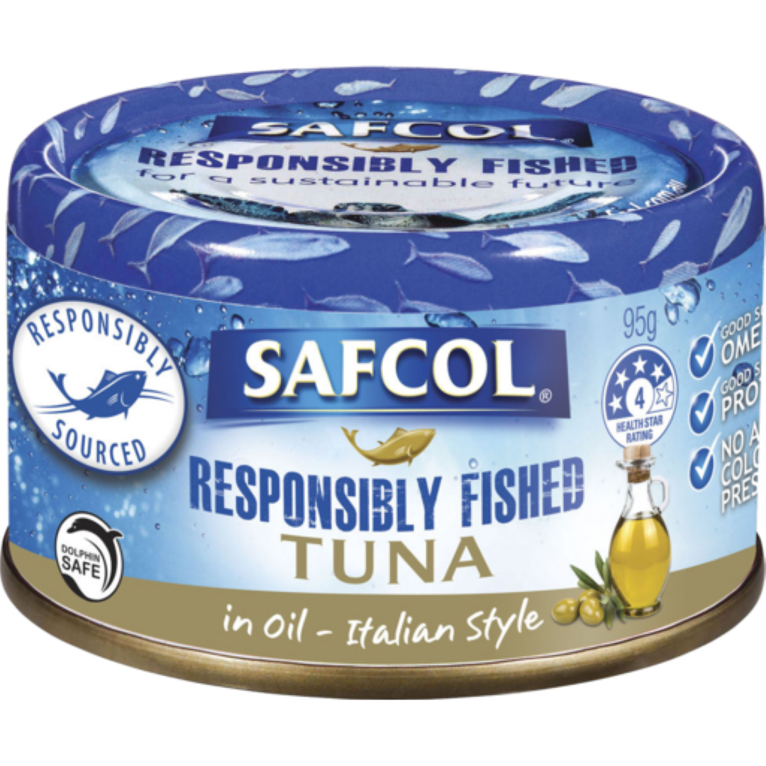 SAFCOL TUNA IN OLIVE OIL 95G